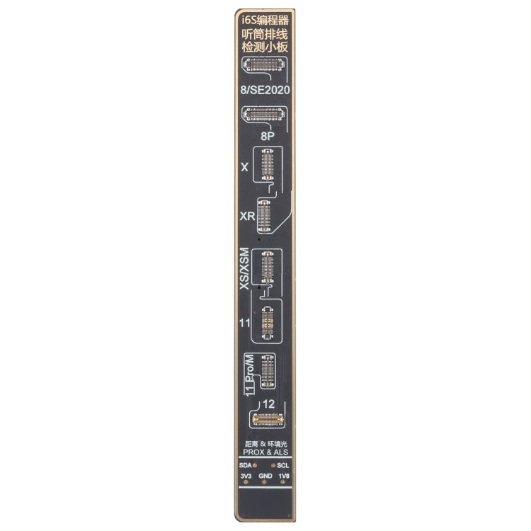 Scheda di test auricolare programmatore intelligente i2C i6S per iPhone serie 8-12, Earpiece Test Board Scheda di test auricolare programmatore intelligente i2C i6S per iPhone serie 8-12, Earpiece Test Board
